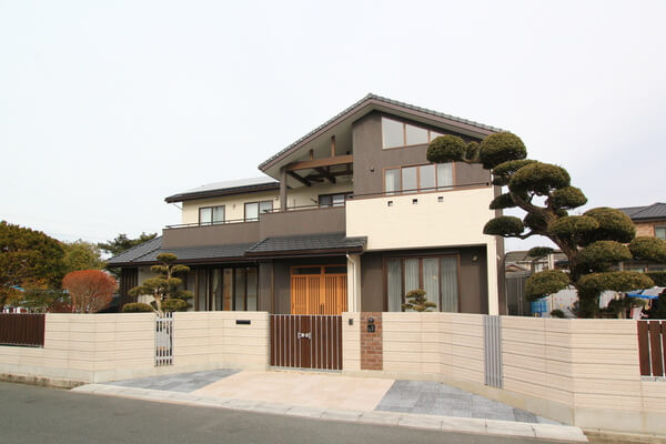 岩田建築の二世帯住宅
