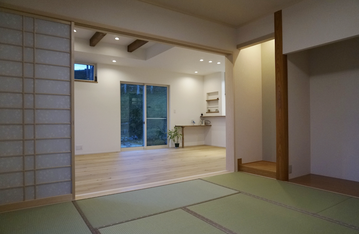 タケシバ建設の二世帯住宅